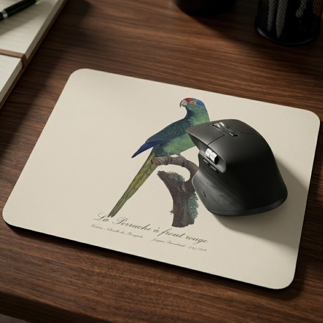 Tapis De Souris Perruche à front orange, Eupsittula Canicularis (Orange-Fronted Parakeet, Eupsittula Canicularis. Mouse Pad)