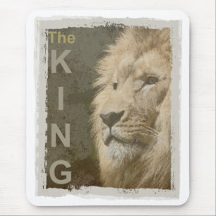 Tapis De Souris Personalize Pop Art Picture Lion Head Template