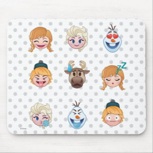 Tapis De Souris Personnages Emoji Frozen