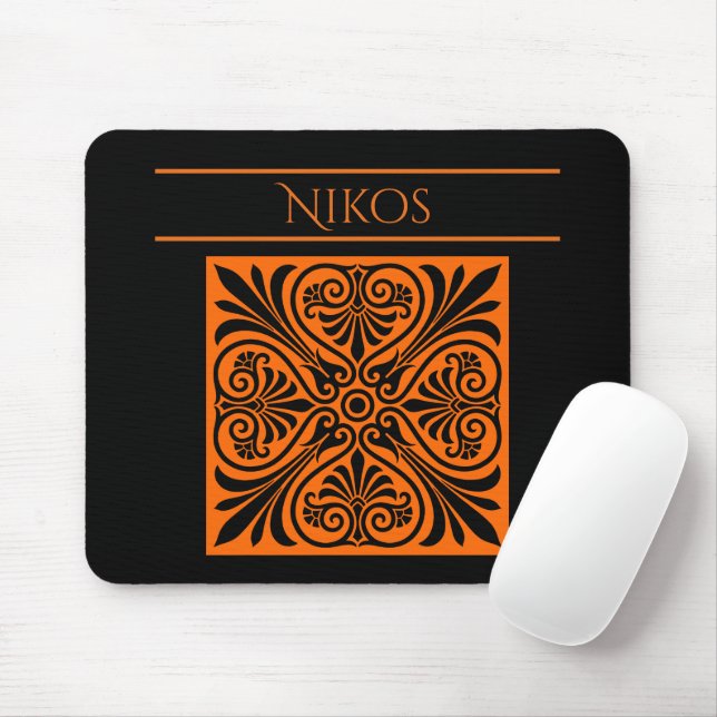 Tapis De Souris Personnalisé d'inspiration grecque classique (Avec souris)