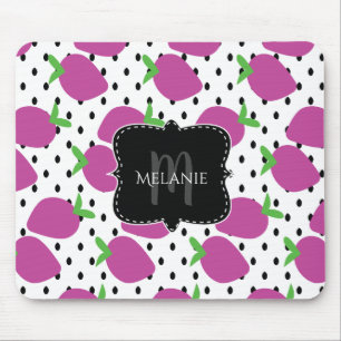 Tapis de souris personnalisé Fraises abstraites Gr