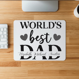 Tapis de souris personnalisé Meilleur Papa du mond