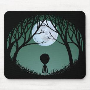 Tapis De Souris Personnaliser Alien Mouse Pad Cute Alien Mousepads
