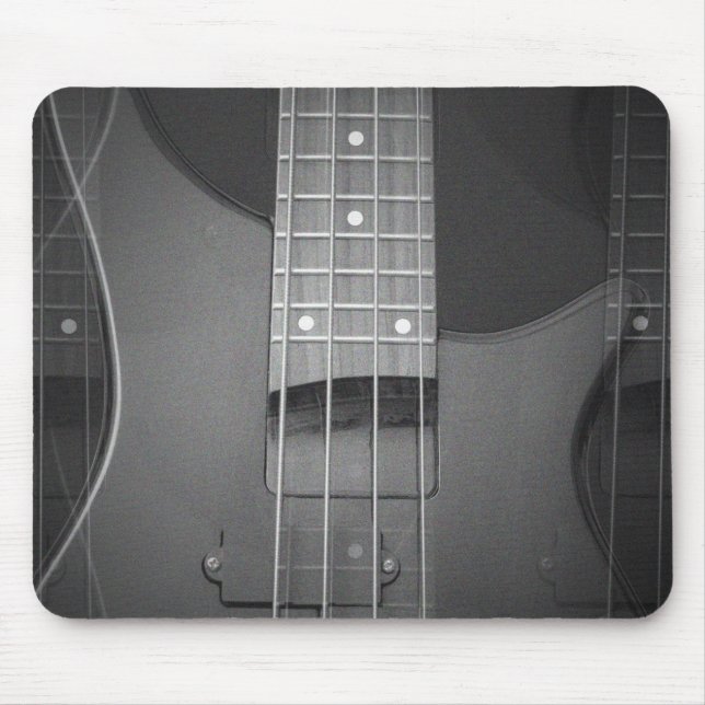 Tapis De Souris Personnaliser Basse Guitare Moderne Musique tendan (Devant)