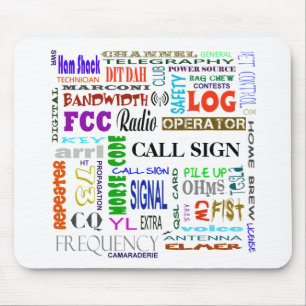 Tapis De Souris Personnaliser de Mousepad de collage de mot de