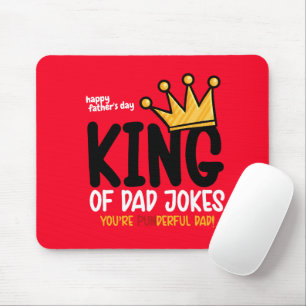 Tapis De Souris Personnaliser les plaisanteries du roi de papa