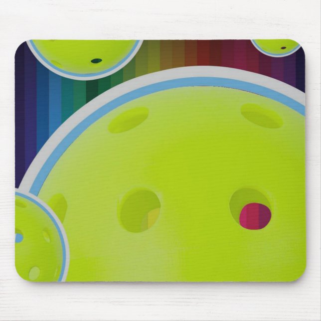 Tapis De Souris Personnaliser Pickleball Personnaliser Pickle Ball (Devant)