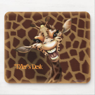 Tapis De Souris "Personnalisez-moi !" Girafe
