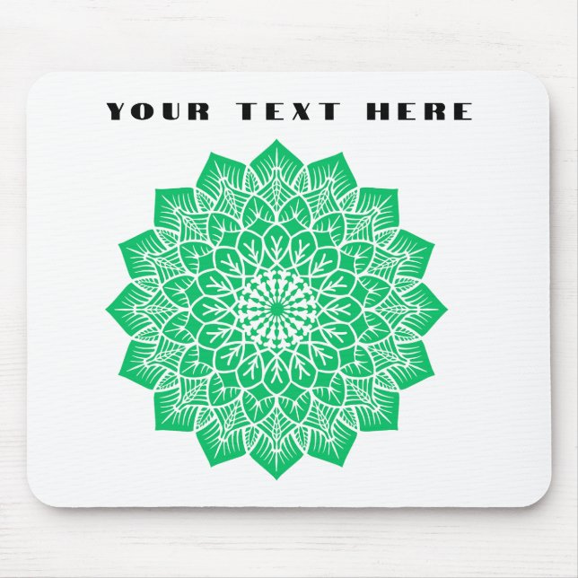 Tapis De Souris Personnalisez votre texte ici Joli texte d'image v (Devant)