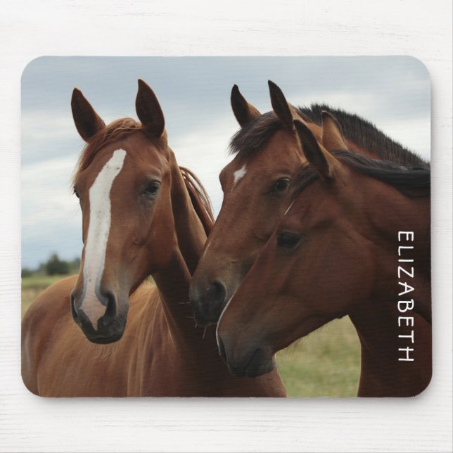 Tapis De Souris Personnalité de Beautiful Horse (Devant)