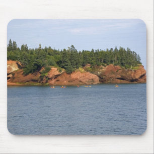 Tapis De Souris Personnes en kayak de mer dans la baie de Fundy à 
