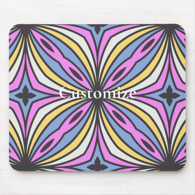 Tapis De Souris Pétales de fleurs colorés  Thunder_Cove (Devant)