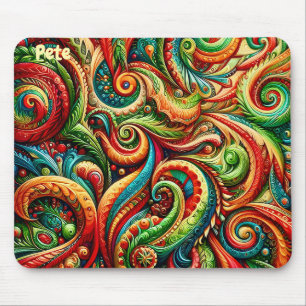 Tapis De Souris PETE ~ Motif d'anniversaire sauvage ~ Mousepad
