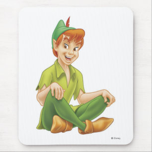 Tapis De Souris Peter Pan Assis À Disney