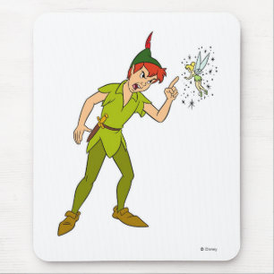 Tapis De Souris Peter Pan et Tinkerbell Disney