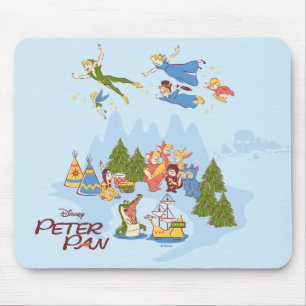 Tapis De Souris Peter Pan survole le Pays-Bas