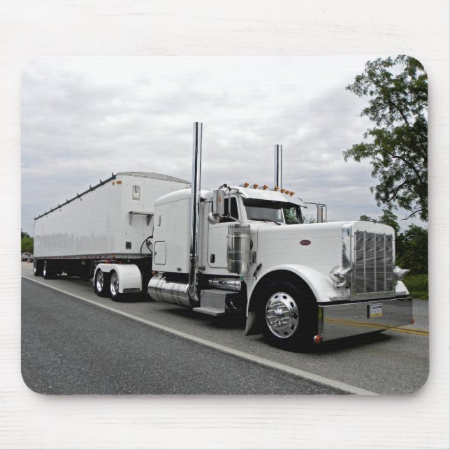Tapis De Souris Peterbilt blanc 379 Mousepad (Devant)
