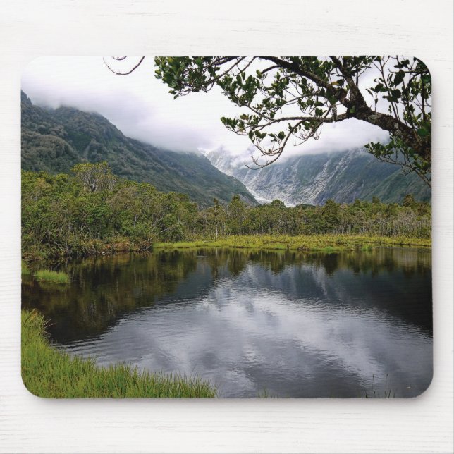 Tapis De Souris Peter's Lake Nouvelle-Zélande Paysages Mousepad (Devant)