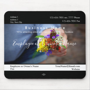 Tapis De Souris Petit Bouquet de fleurs cadeau Promo Mousepad