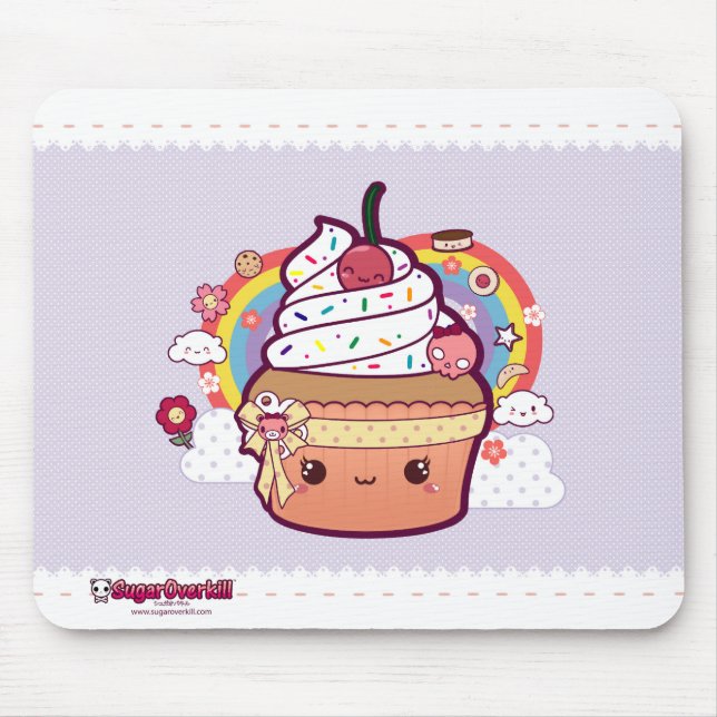 Tapis De Souris Petit gâteau de Kawaii (Devant)