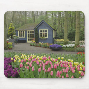 Tapis De Souris Petit magasin de fleurs de cottage, Keukenhof Gard