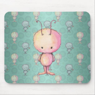 Tapis De Souris Petit Monstre Mignon