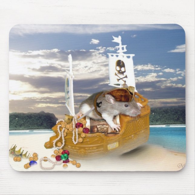 Tapis De Souris Petit pirate Mousepad (Devant)
