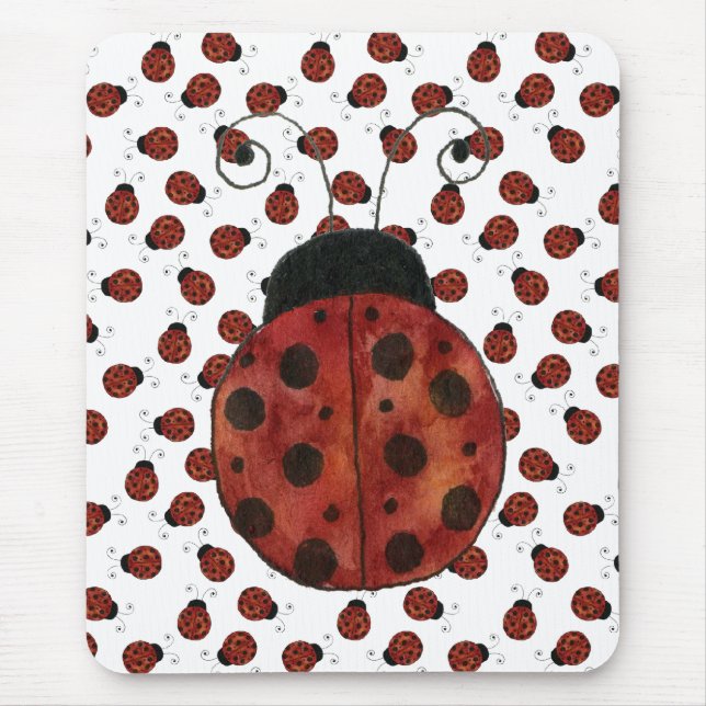 Tapis De Souris Petite coccinelle Mousepad (Devant)