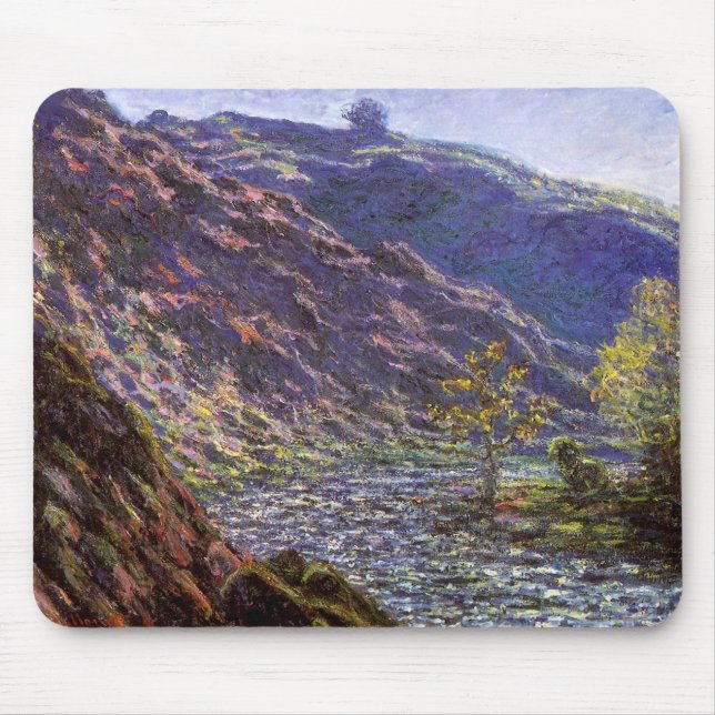 Tapis De Souris Petite Creuse, soleil de Claude Monet (Devant)