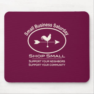 Tapis De Souris Petite entreprise Samedi Ivory Weathervane