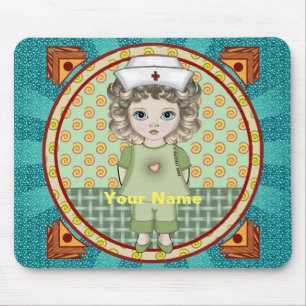 Tapis De Souris Petite infirmière pad de la souris