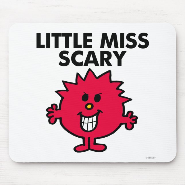 Tapis De Souris Petite Miss Effraction | Lettres noires (Devant)
