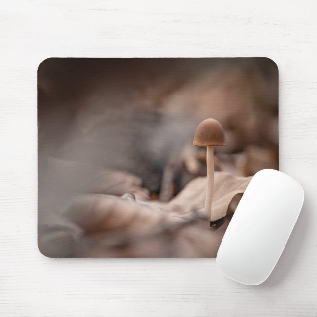Tapis De Souris Petite photo de la nature des champignons (Avec souris)