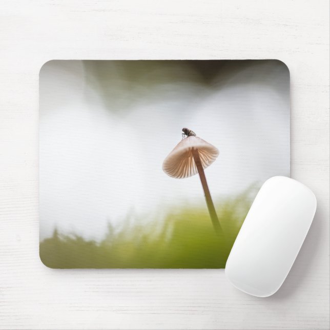 Tapis De Souris Petite photo de la nature des champignons (Avec souris)