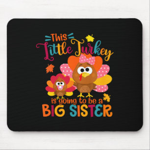 Tapis De Souris Petite Turquie Grosse Soeur Mignonne Automne Thank