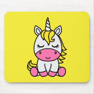 Tapis De Souris Petites filles Unicorn Pony
