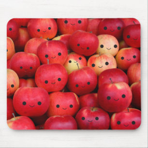 Tapis De Souris Petites pommes heureuses