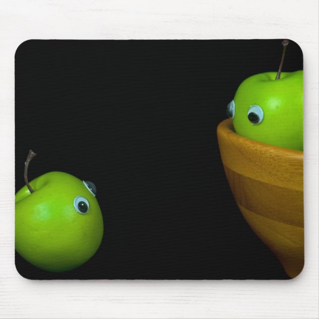 Tapis De Souris Petites pommes vertes (Devant)