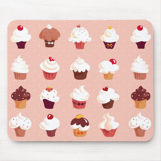 Tapis De Souris Petits gâteaux (Devant)