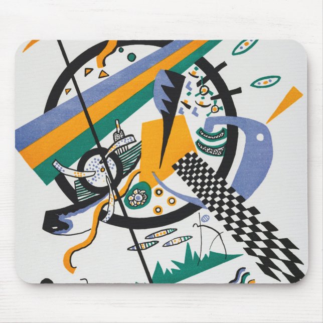 Tapis De Souris Petits Mondes IV, Abstraits, Wassily Kandinsky (Devant)