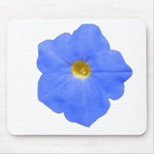 Tapis De Souris Pétunia Mousepad bleu et jaune