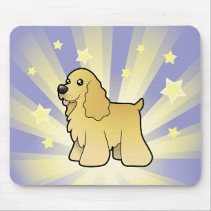 Tapis De Souris Peu de cocker d'Américain d'étoile