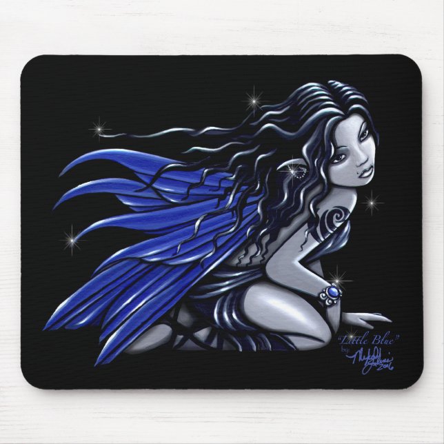 Tapis De Souris "Peu" Mousepad féerique tatoué par bleu bleu (Devant)