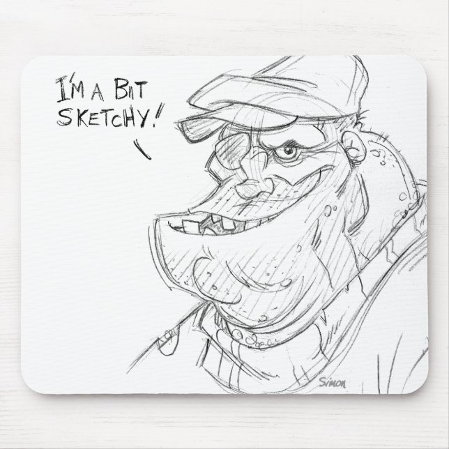 Tapis De Souris Peu précis (Devant)