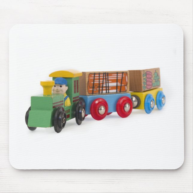 Tapis De Souris peu train en bois (Devant)
