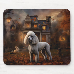 Tapis De Souris Peur Halloween caniche