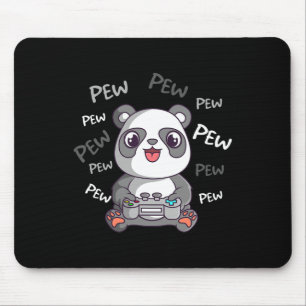 Tapis De Souris Pew Pew Pew Pew Cute Panda jeu vidéo