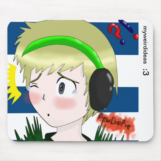 Tapis De Souris PewDiePie Mousepad (Devant)