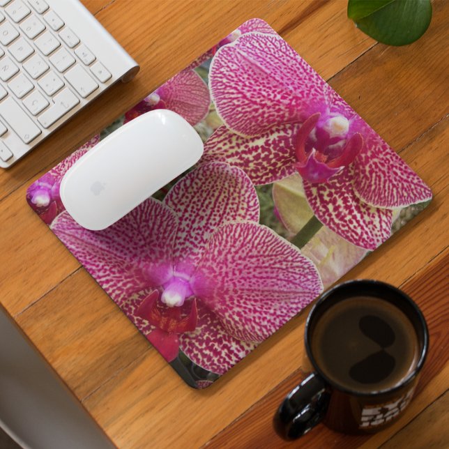 Tapis De Souris Phalaenopsis rose Orchidées Florales (In Situ)