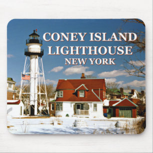 Tapis De Souris Phare de Coney Island, New York Mousepad